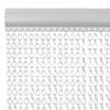 Aluminum Door Curtain with Chains 100 x 212 cm