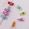 50Pcs Sewing Clips Colorful Clips Multipurpose Plastic Craft Crocheting Knitting Safety Clothing Clips Color Binding Clips