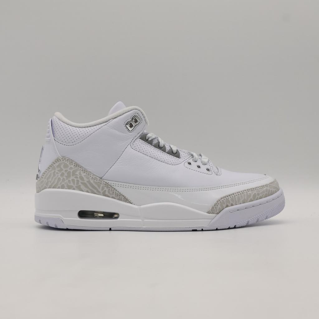 CT8532-111 Nike Air Jordan 3 Retro Pure Money White and Silver (2025) (Men's)
