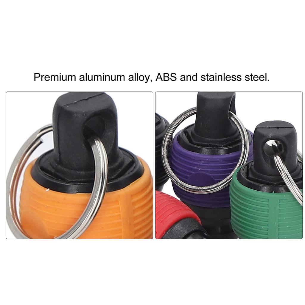 5-Color Set Drill Driver Adapter Bit Holder Set 1/4 Inch Socket Holder Keychain Colorful Impact Socket Tip Tool Portable Storage