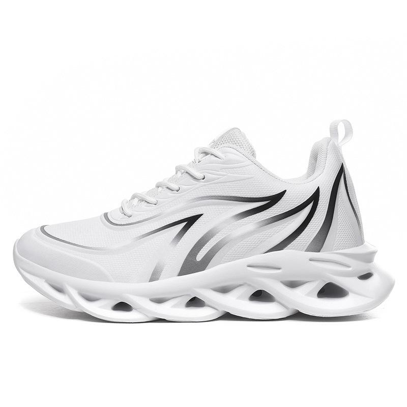 

Мужские удобные кроссовки для бега, спортивная обувь для активного отдыха, спортивная обувь для тренировок 44 белый