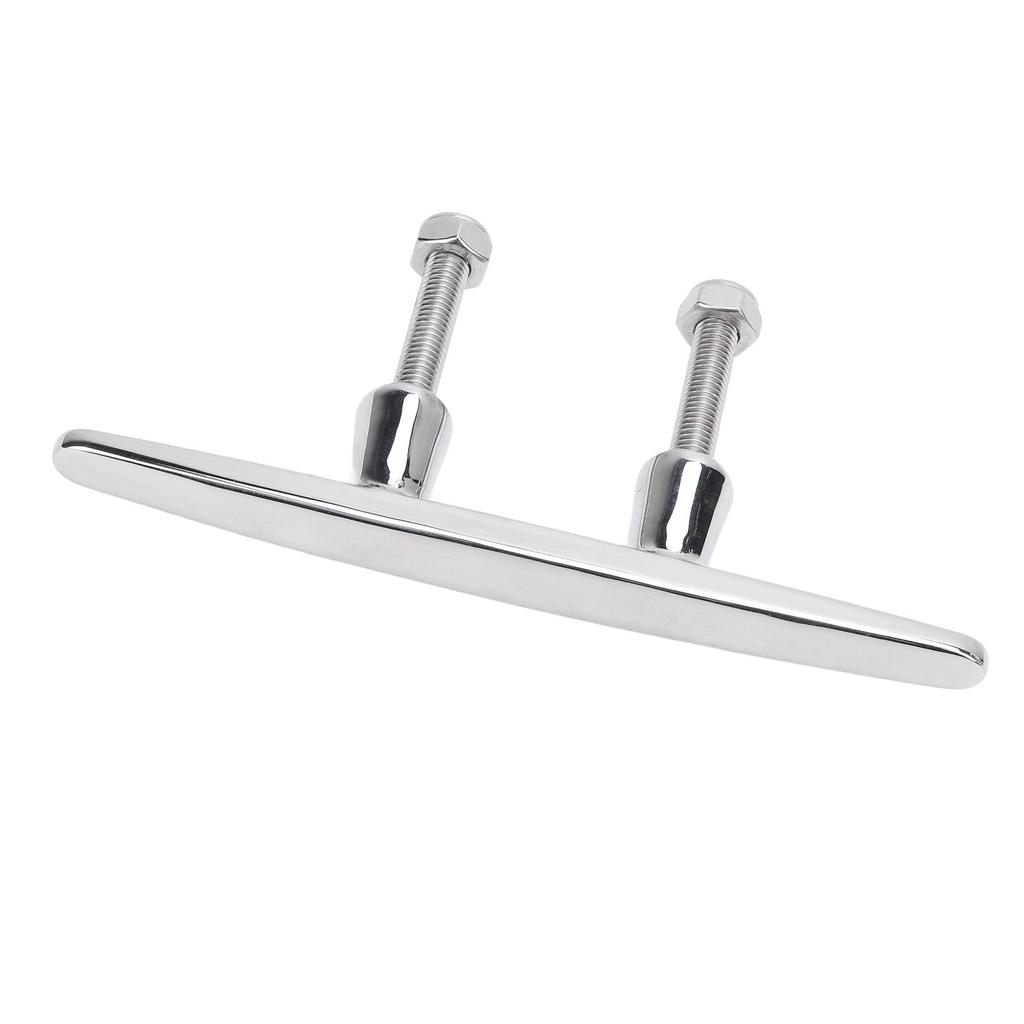 8 Zoll Aufklappbare Bootsklampe Poliert 316 Edelstahl Dockklampe Festmacher für Yacht Frachtschiff