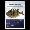 5 Pcs Multi Jointed Swimbait Fishing Lures Slow Sinking Bionics Artificial Baits