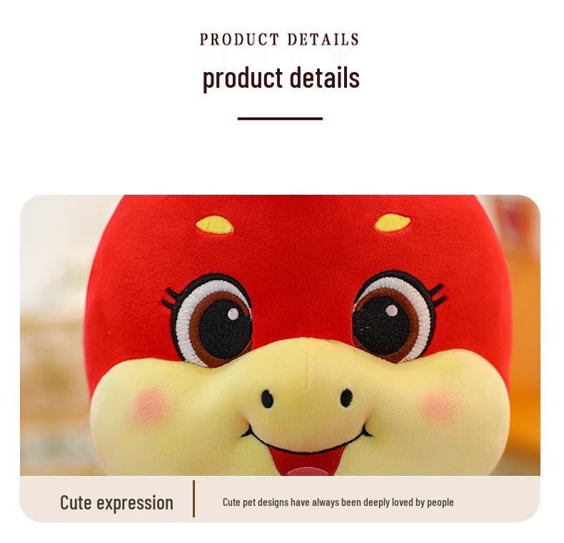 Zodiac Horse Plush Doll - Year of the Horse Mascot, Cartoon Toy, Great Gift, Customizable Logo