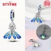 Real Copperoriginal Charms Luminous Firefly Pendant Beads Fit Brand Bracelets Diy Original Fine Jewelry For Women Gifts