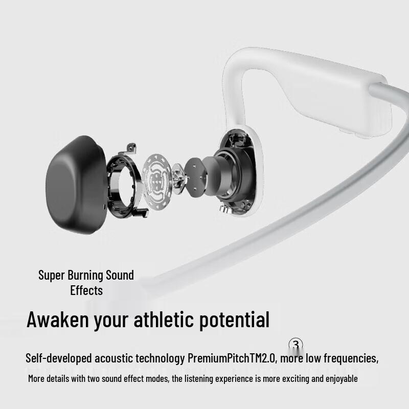 SHOKZ OpenMove Bone Conduction Bluetooth Headphones