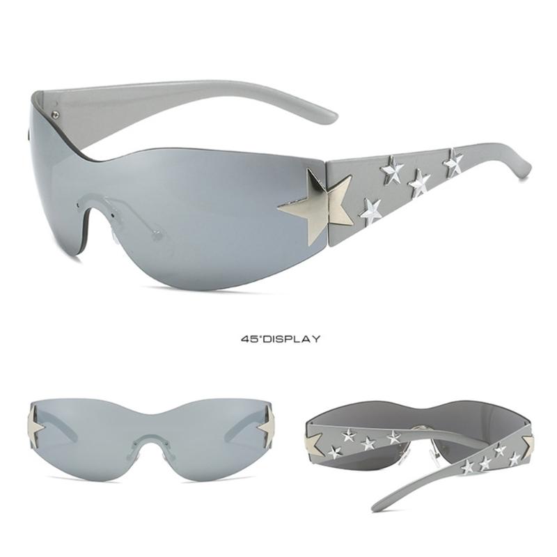 Coole Sonnenbrillen für Mädchen Jungen Outdoor-Bekleidung Reise Futuristen Sonnenbrille Star Futuristen Brille Mädchen Jungen Shades