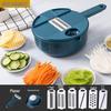 12-Piece Multi-Functional Vegetable & Fruit Cutter, Slicer, Shredder, Grater Set