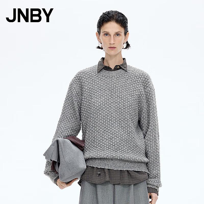 

JNBY Women s Wool Blend Long-Sleeve Knit Sweater M