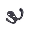 10Pcs Coat Hooks Small Double Prong AntiRust Sturdy   Convenient Wall Mounted Tiebacks for Coat Clothing Keys(Antique Brass Plating )