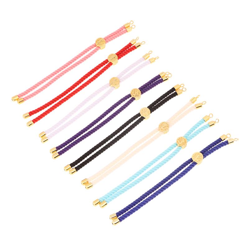 5 Buc. Cordoane Răsucite din Nailon, Frânghii pentru Brățări, Cordon Împletit Ajustabil pentru Confecționarea Bijuteriilor DIY