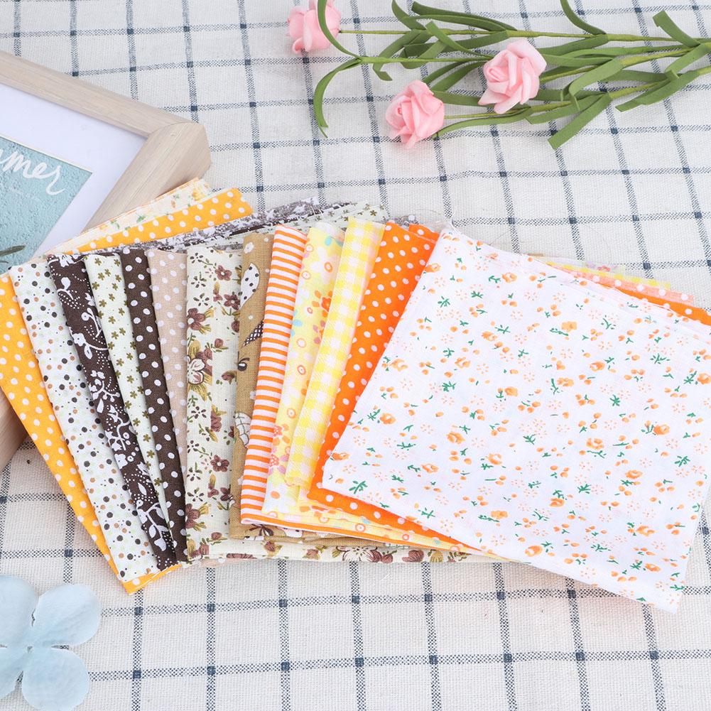25x25cm 14Pcs Schöne Einzigartige Baumwolle Tuch Gedruckt DIY Nähen Baumwolle Stoff Material