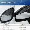 A Set of 2 Silicone Rain Covers for Car Rearview Mirrors, Rain Eyebrows for Car Rearview Mirrors,a Rain Shield for Car Weather