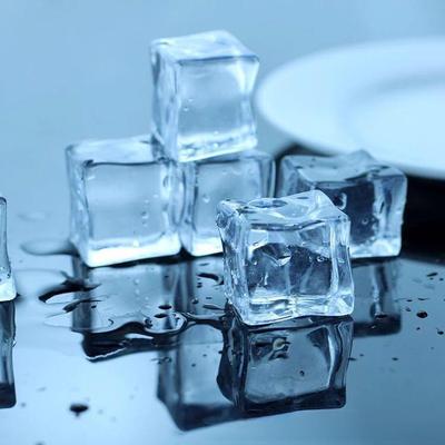 Acrylic Transparent Fake Ice Cubes for Photography Props