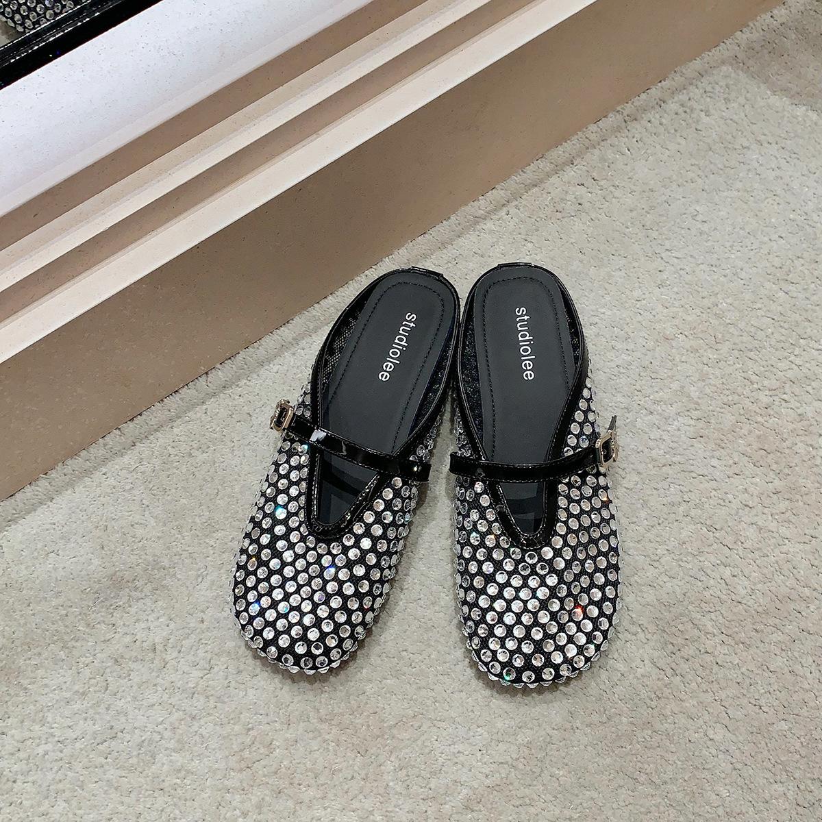 

Grape mother Internet celebrity with the same style, all over the sky galaxy~ beautiful full diamond fishing net word with lazy baotou breathable ha 40