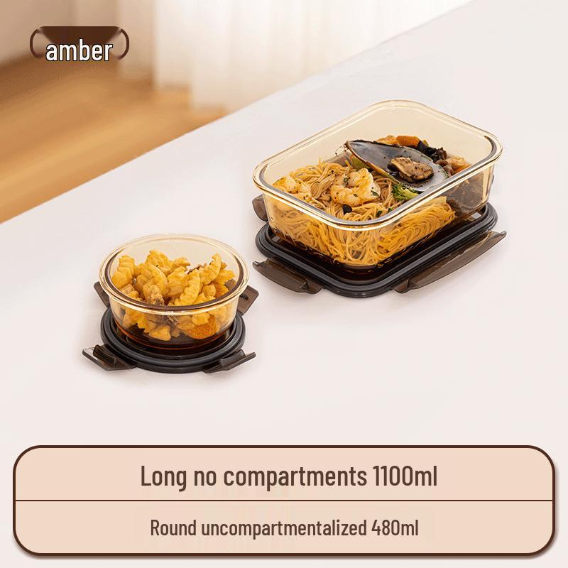 Wuhe Microwaveable Glass Lunch Box Set