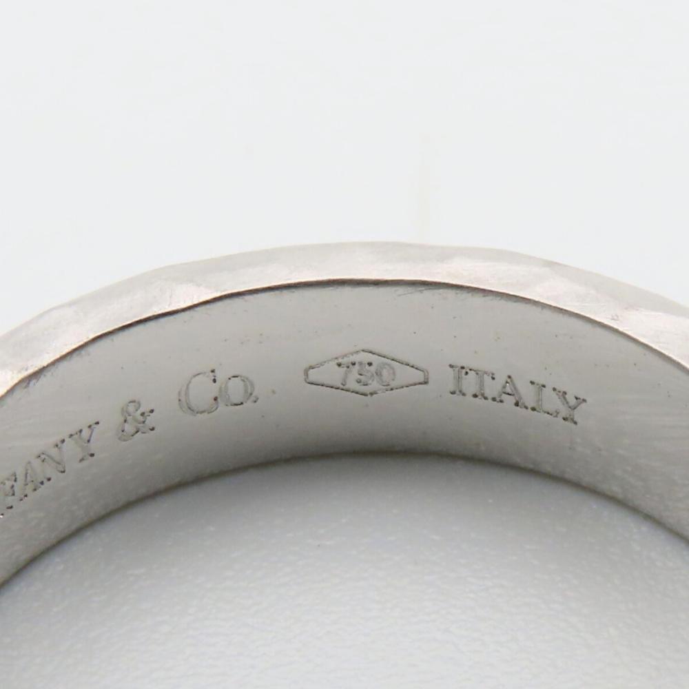 Used TIFFANY&Co. Ring Hamard EU#49 K18 white gold/diamond 6.48g Silver 1PD