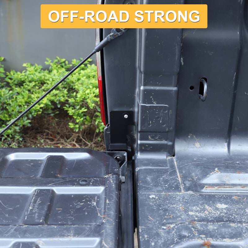 Carbon Steel Car Tailgate Anti-Theft Lock Bracket Rear Door Security Device Bed Gate Lock Accessories For Nissan Titan 2016-2023