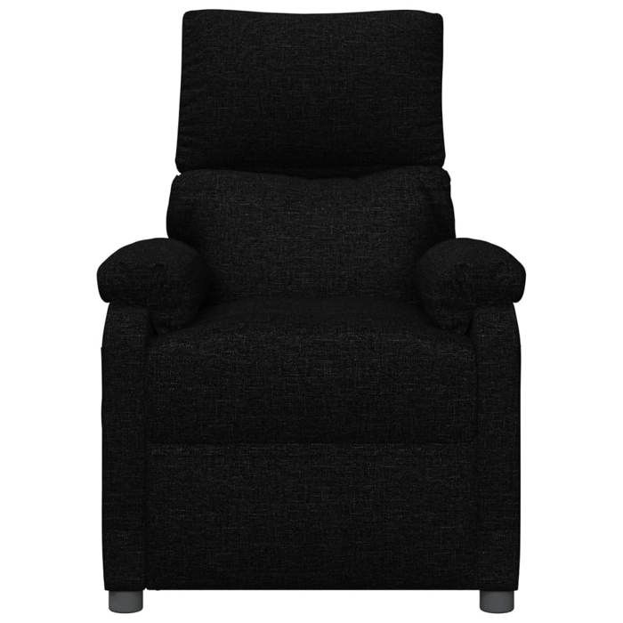 VidaXL Fauteuil inclinable Noir Tissu 342453