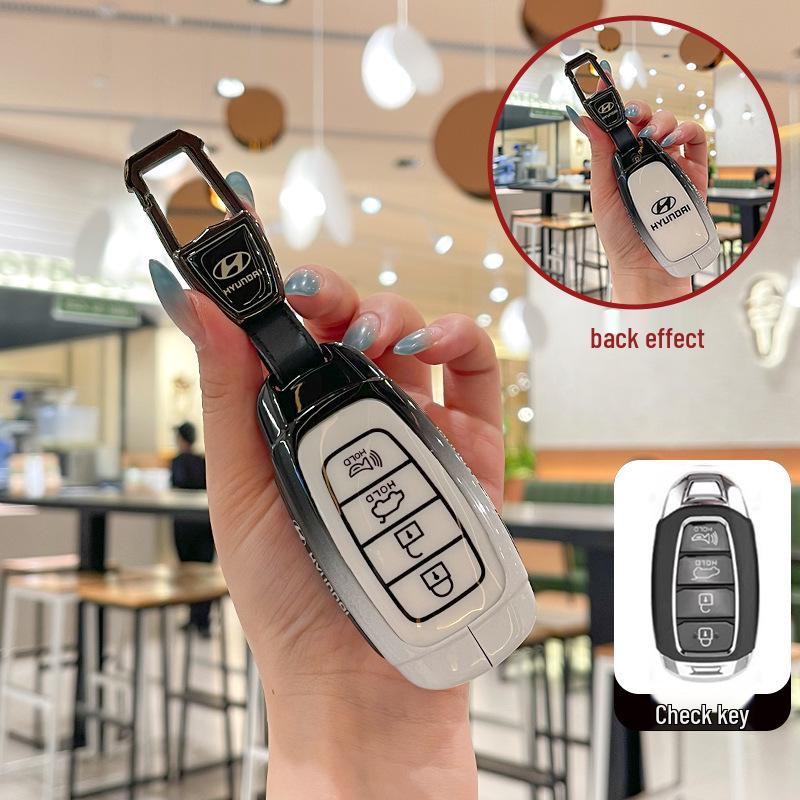 2021-2023 Hyundai CUSTO Key Case: Metal Car Key Buckle Shell