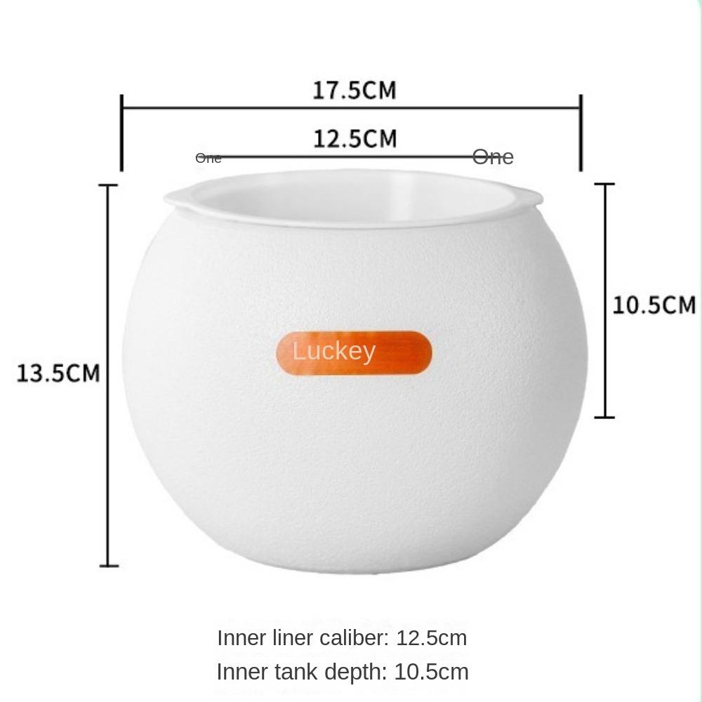 Samozavlažovací hydroponický květináč s vyjímatelným dekorem kancelářských bonsají