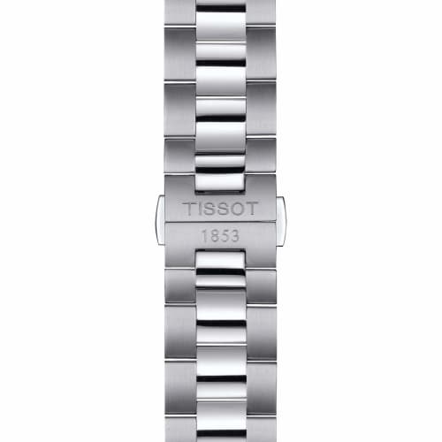 Tissot Gentleman Automatic Powermatic 80 Watch with Silicon Bracelet, T1274071104100, Men's Blue Dial