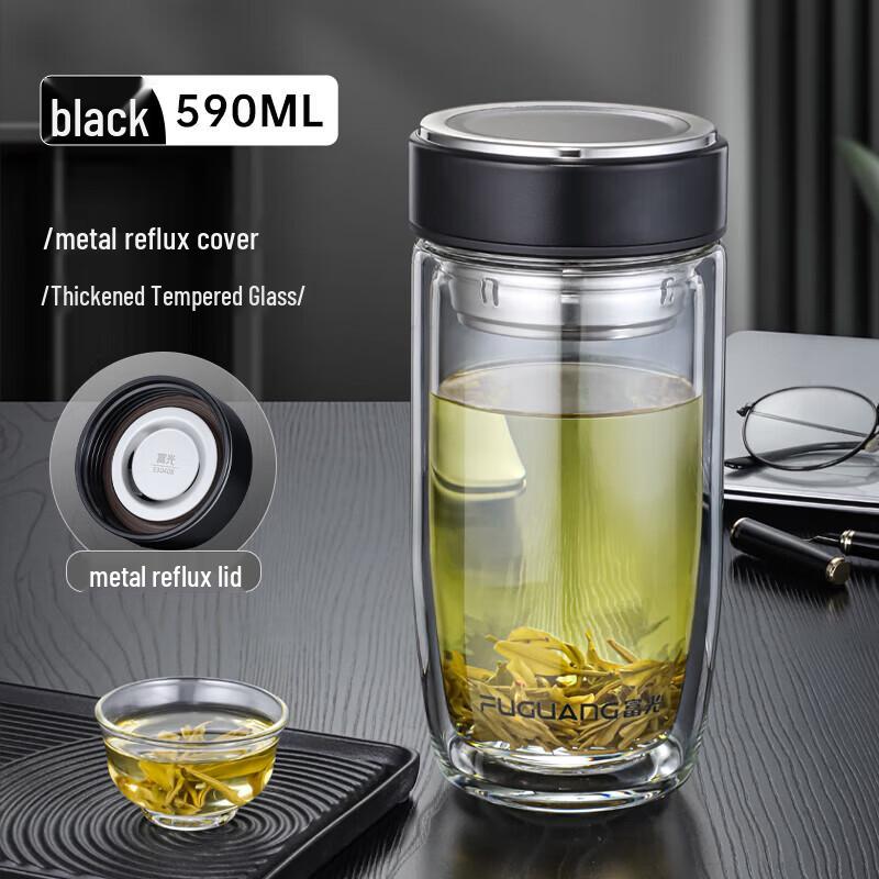 FUGUANG Mingxuan Irregular Double-Wall Glass Cup