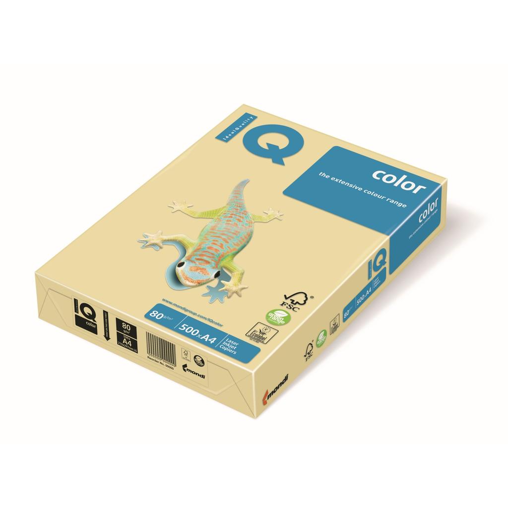 Papier Ksero A4 Iq Premium 80G (500) J.Żółty