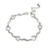 Fashion Simple Light Luxury Plum Blossom Jewelry Mori Series Hollow Flower Bracelet Women'S Versatile Zircon Jewelry