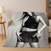 Cute Aitana Spanish Singer Flannel Blanket Soft Warm Blanket Throw Blanket for Bedroom Living Room Bed Travel Picnic Gift kids