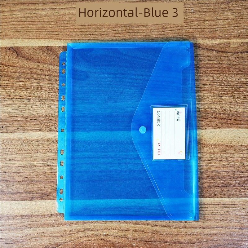 11-Hole Loose-Leaf Bag A4 Folder Protecting Bag Portfolio Contract Information Bag Certificate ID Storage Bag Examination Paper Bag