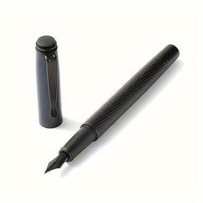 1 pieza Pluma estilográfica de metal de lujo Pluma de tinta para oficina de negocios