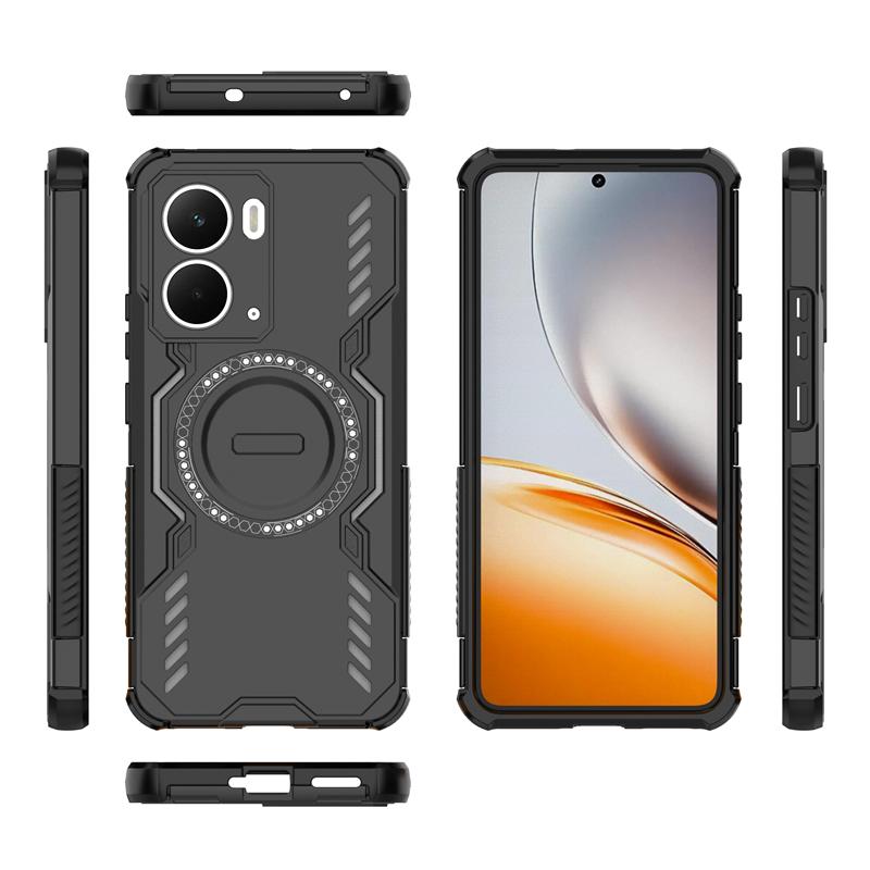 Shockproof Armor Case For Realme Neo 7x Magnetic Adsorption Wireless Charge Cover For Realme Neo 7x Case For Realme Neo 7x Case
