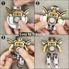 1-20PCS Novelty Fidget Spinner Transformable Robot Toy for Kids Stress Relief Sensory Relaxation Party Favor Gift