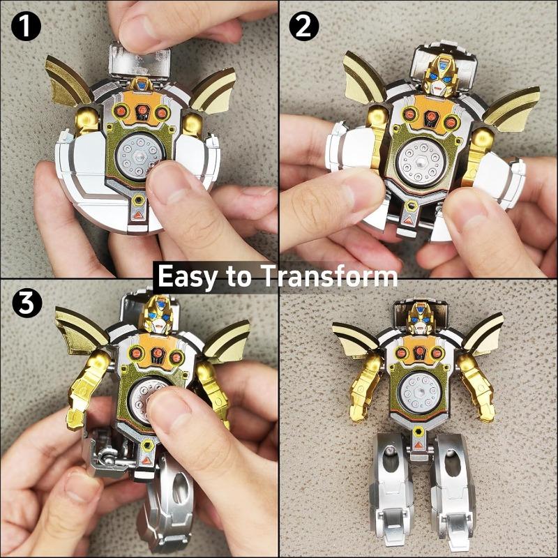 1-20PCS Novelty Fidget Spinner Transformable Robot Toy for Kids Stress Relief Sensory Relaxation Party Favor Gift