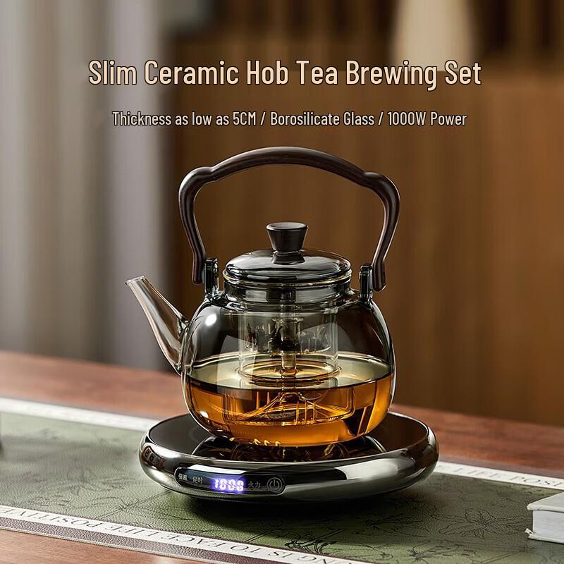 YIHUTEA Manty Cloud Minimalist Glass Tea Set