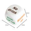 3Pcs/Set Funny Drinking Sip Dice Roll Decider Game Party Bar Pub Club Toy Gift