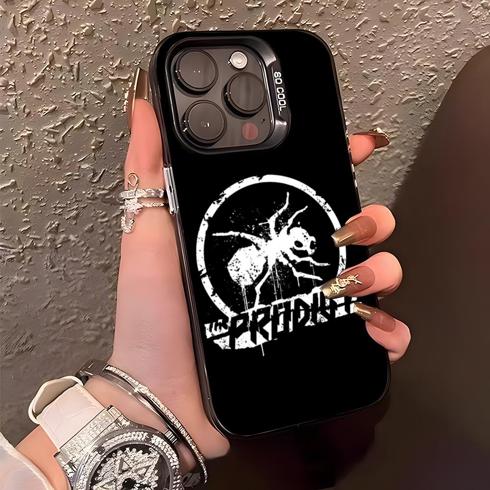 The Prodigy Artist Logo Phone Case For IPhone17 Air 16 15 14 Plus 13 12 11 Pro XS Max Silver Black Bumper Case