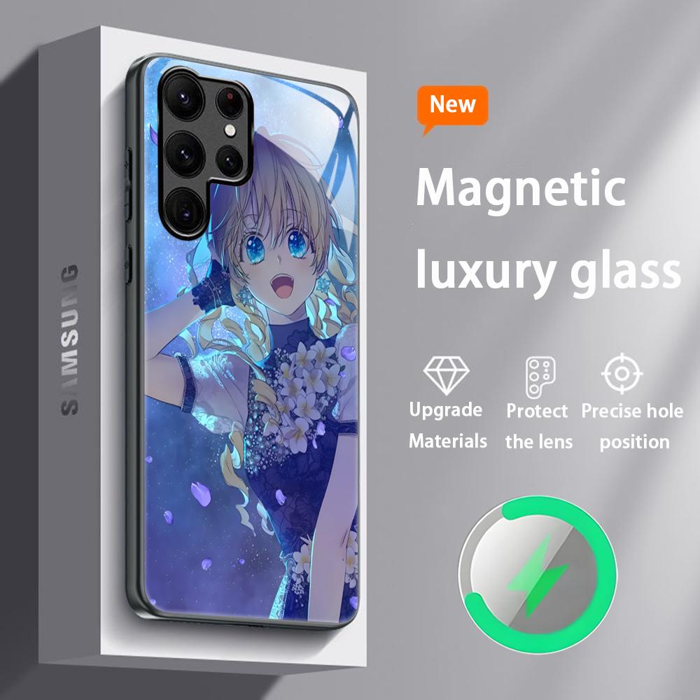 Who Made Me a Princess Comics Phone Case For Samsung S25 S24 S23 S22 S21 S20 Plus Ultra Note20 Glass Magnetic Case