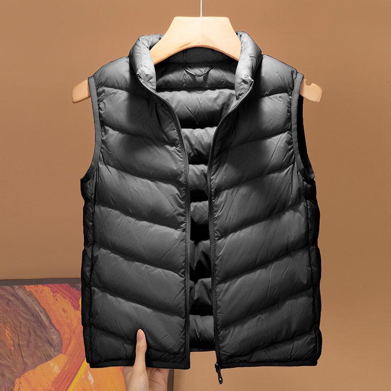 

Детский легкий пуховый жилет Youjia - 90% пуховый наполнитель, безрукавка для мальчиков и девочек, идеально подходит для осени/зимы. 90cm