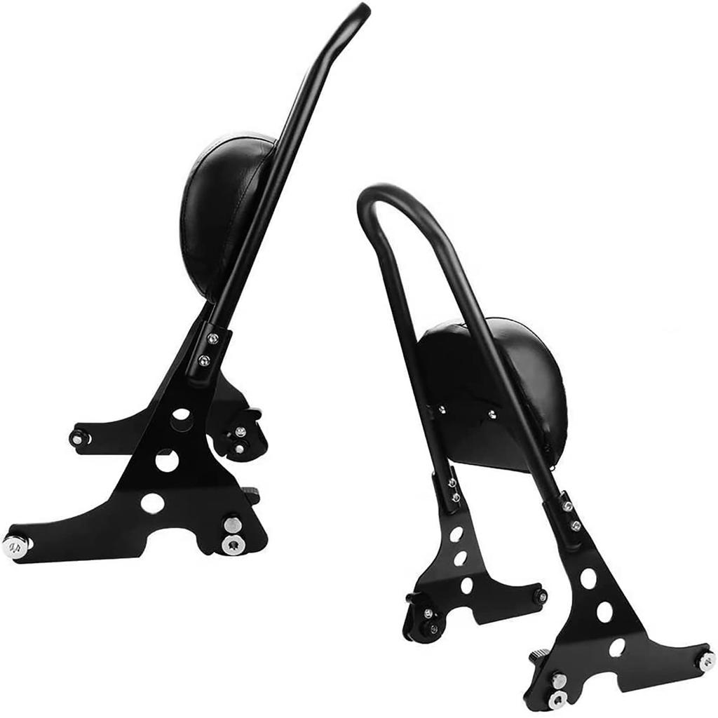 Davidson Sportster 1200 883 Sissy Bar with Backrest and Pad, Compatible with Sportster XL883, XLH883, XL1200, and XLH1200 (2004-2023)