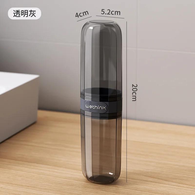 Toothbrush Travel Containers Transparent Portable Toothbrush Case Outdoor/business Trip/travel Acessories
