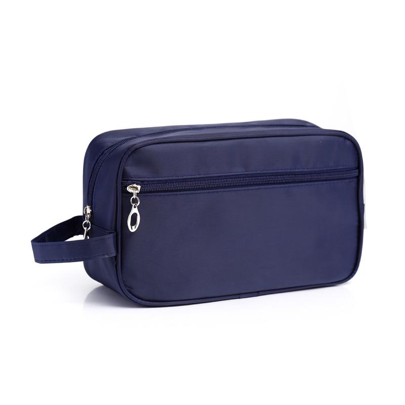 Trousse de toilette imperméable à double couche pour hommes et femmes - Organisateur de maquillage de voyage grande capacité