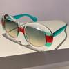 Oversized Fashion Sunglasses  New Multi Candy Color Women Shades Trendy Stylish Gradient Brand Travelling Eyewear