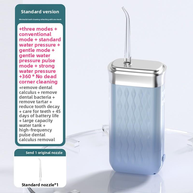 

Удобный электрический ирригатор для полости рта, бытовой, водяная зубная нить, импульсный, высокого давления, ортодонтический межзубной очиститель, средство для чистки зубов