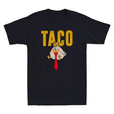 Taco Trmp Always Chickens Out Funny Chicken Trmp Meme Vintage Unisexs Tshirt