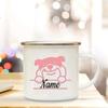 Personalized Enamel Mug Custom Name Dog Lovers Gift for Dog Mom  Drink Tea Milk Mugs Dog Parents Tea Cup Festive Best Gifts
