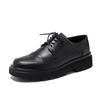 Fashion2024 British Style Men's Trend Luxury Brogues Shoes Men Wedding Leather Dress Shoes Black With Black Flats Formal Shoes Men
