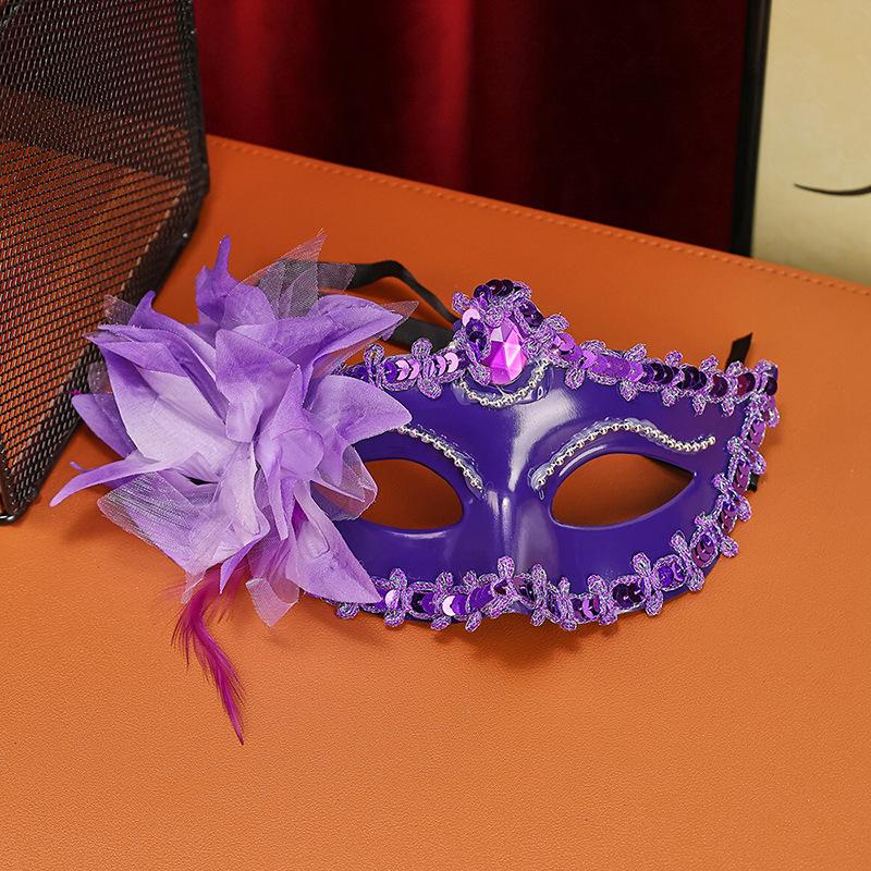 Halloween Prinzessin Maske Maskerade Große Lilie Maske Party Prinzessin Sexy Dress Up Maske