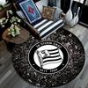 Sportklub Sturm Graz Round Area Rug,Carpet Rug for Living Room Bedroom Sofa Playroom Decor,Non-slip Floor Mat